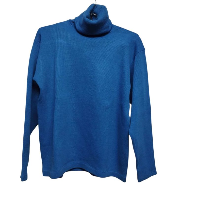 POLERA HILO AZUL T M DET CUELLO MCH