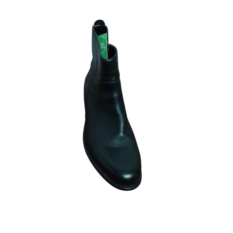 BOTA CORTA CUERINA HOMBRE  ZARA T 43 BORDE PELANDO - Imagen 2