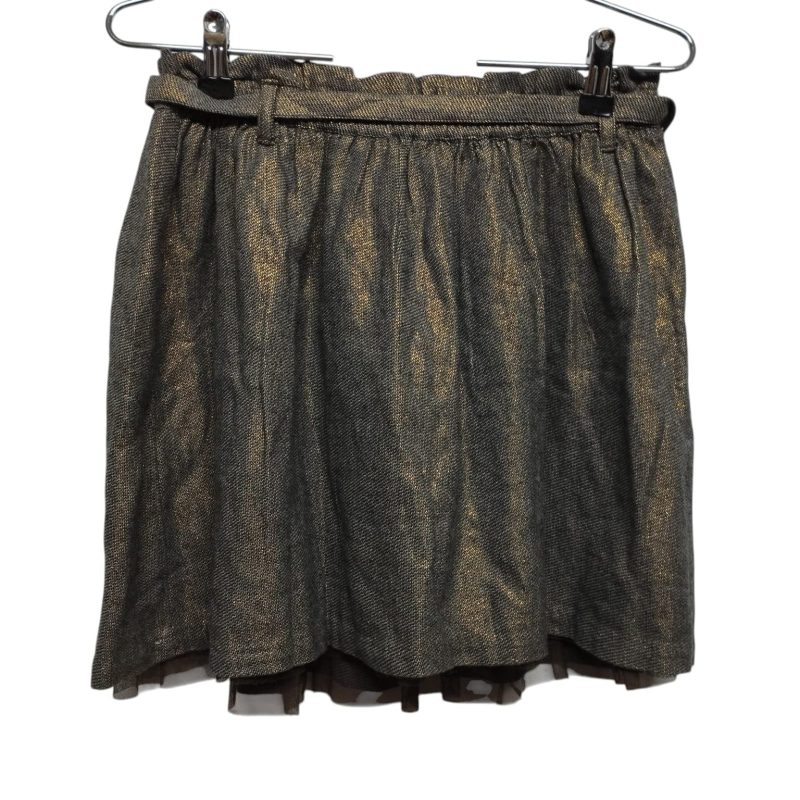 POLLERA DORADO MARRON GAP T12