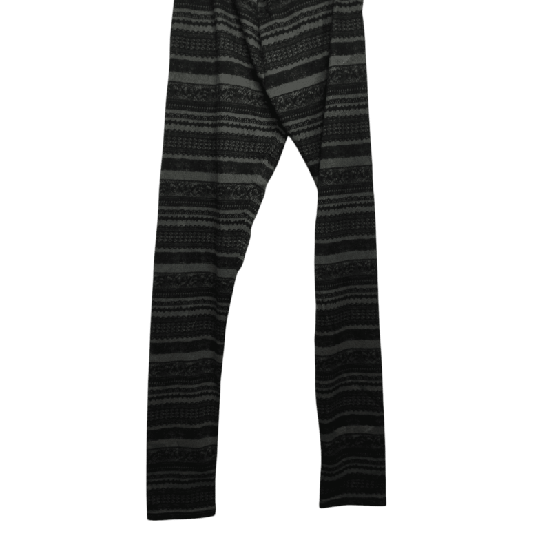 CALZA LANILLA GRIS NEGRO PIAF T L