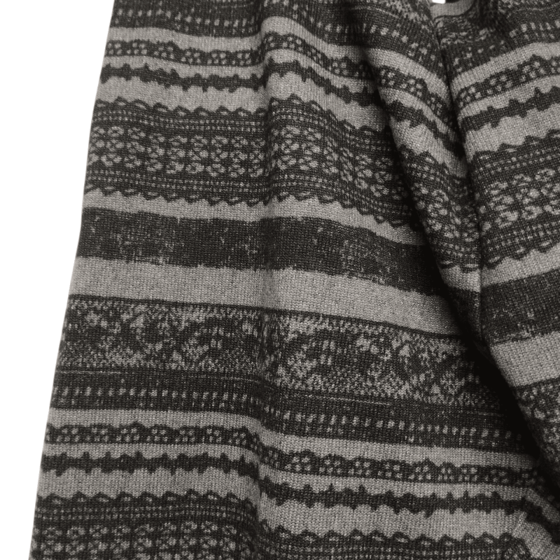 CALZA LANILLA GRIS NEGRO PIAF T L - Imagen 2