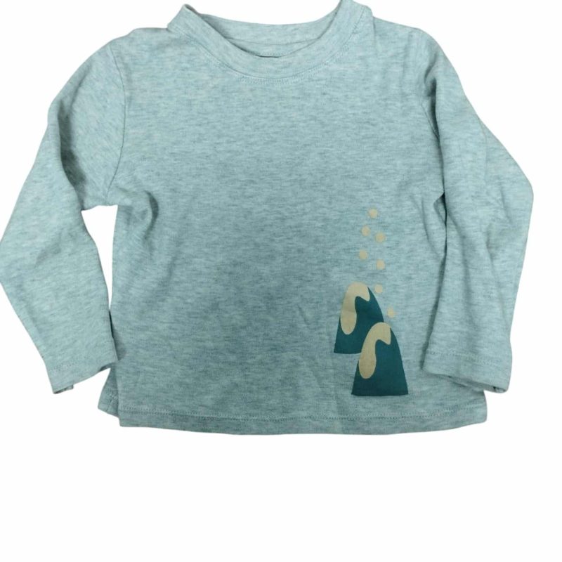 REMERA ALG GRIS MONTAÑAS CANICA T 2