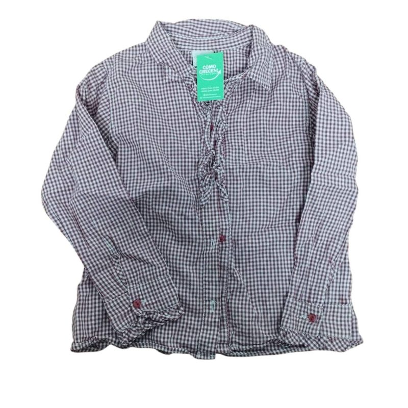 CAMISA CUADRILLE ROJO BCO VOLADITOS CHEEKY T 4