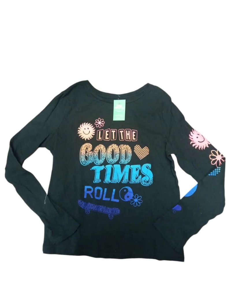 REMERA VERDE LET THE GOOD OLD NAVY T14/16