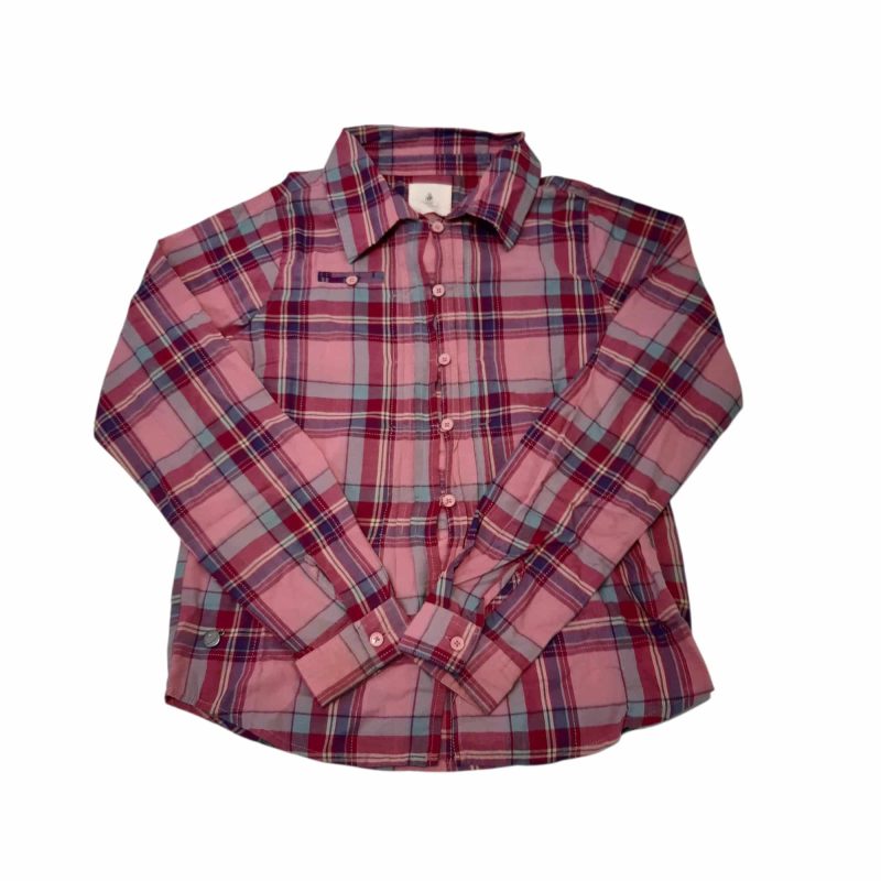 CAMISA CUADRILLE ROSADO VIOLETA HUSH PUPPIS T10
