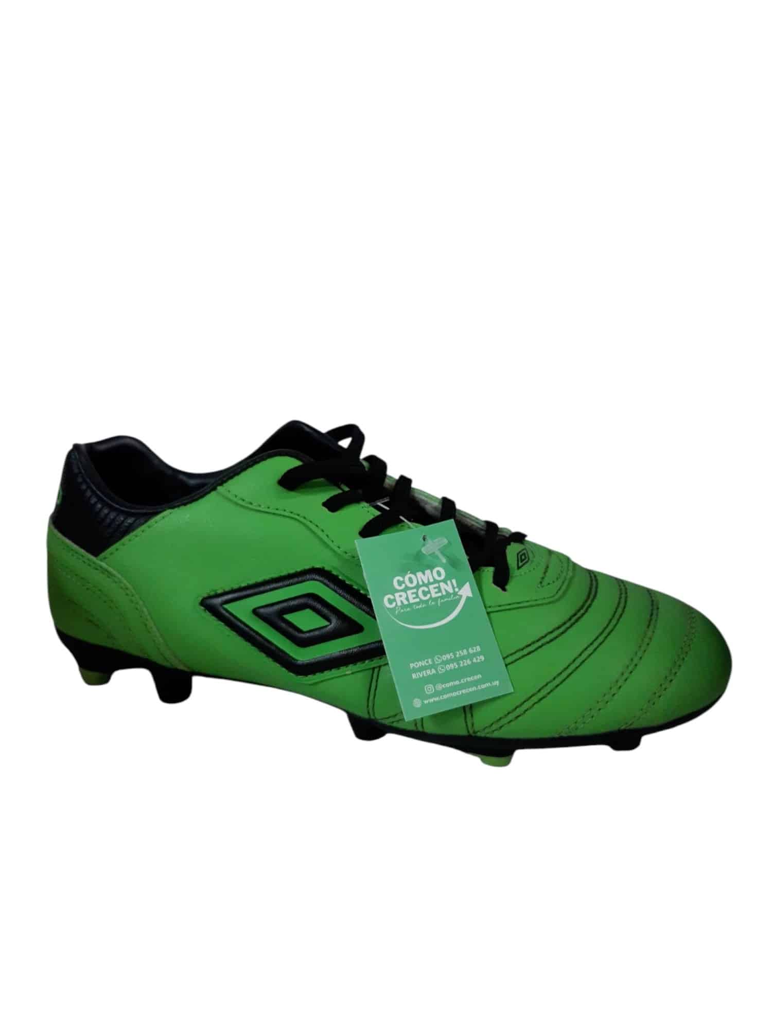CHAMPIONES FUTBOL 11 UMBRO T38 VERDE NEGRO