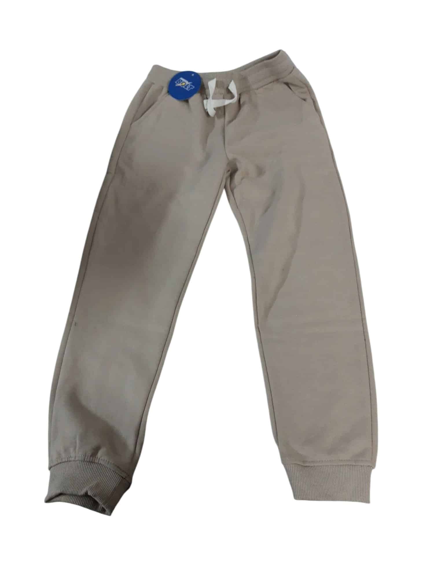 PANTALON DEPORTIVO BEIGE ALG CON FELPA T8 COD 77305