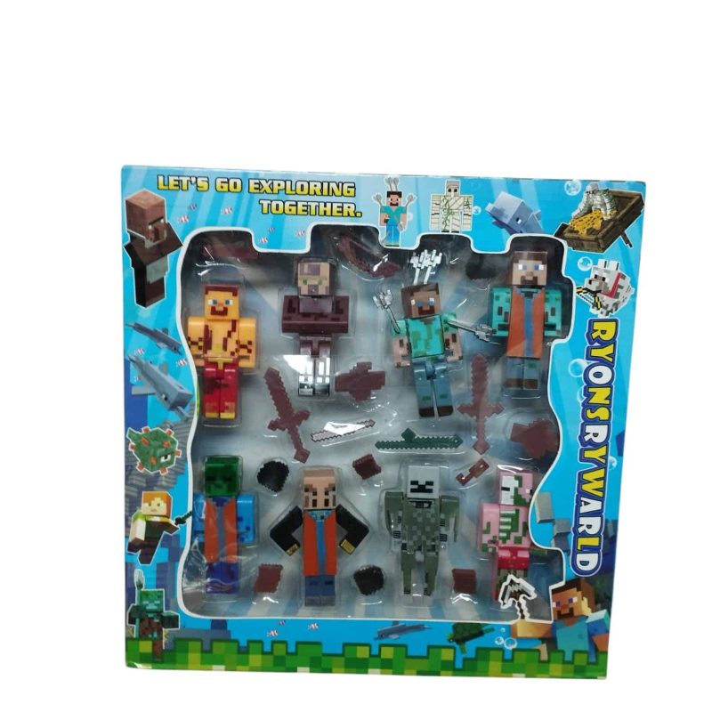 ROBOT ESTILO MINECRAFT MAS 15 ACCJ1074-0