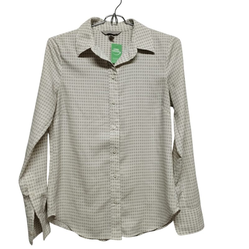 CAMISA BEIGE MARRON DIBUJOS H&M T 34