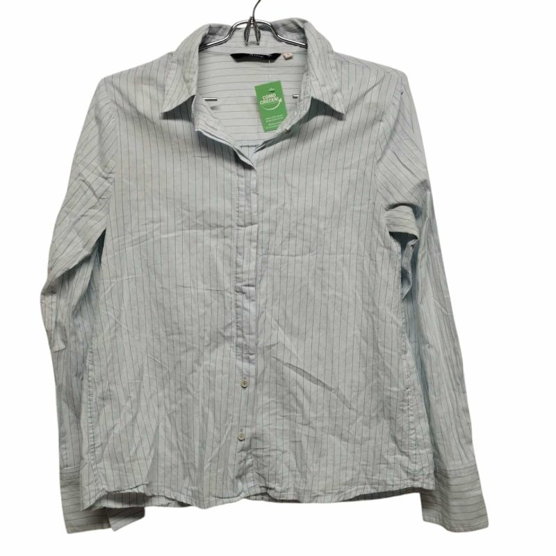 CAMISA A RAYAS CELESTE AZUL BCO ALLIE T S