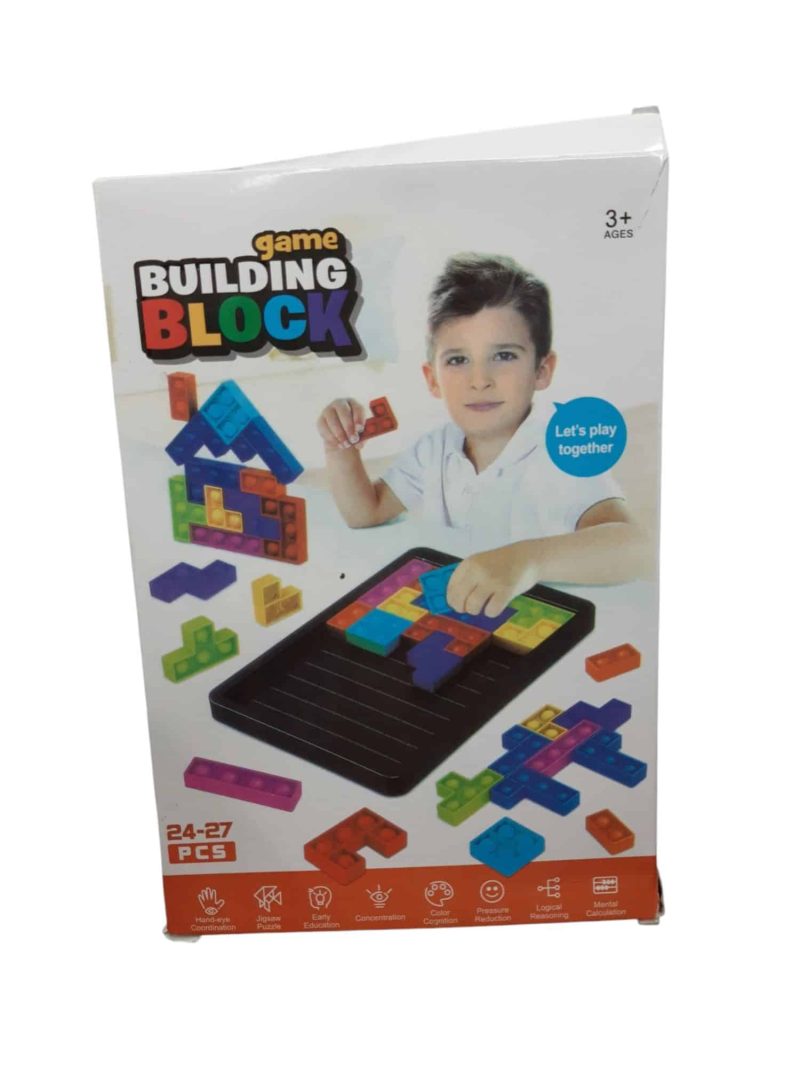 PUZZLE DE POP IT GAME BUILDING BLOCK 24-27PCS