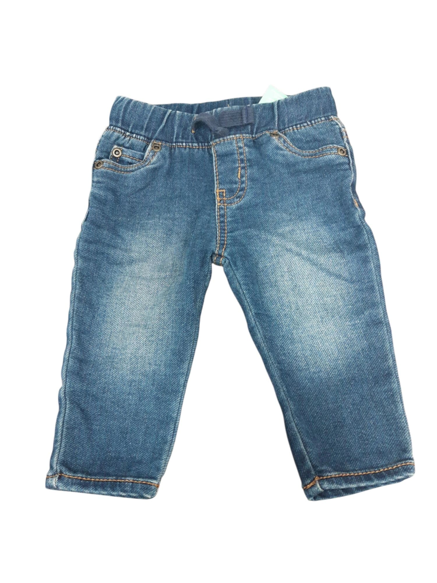 PANTALON ALG TIPO JEAN PIOLAS CARTERS T6M