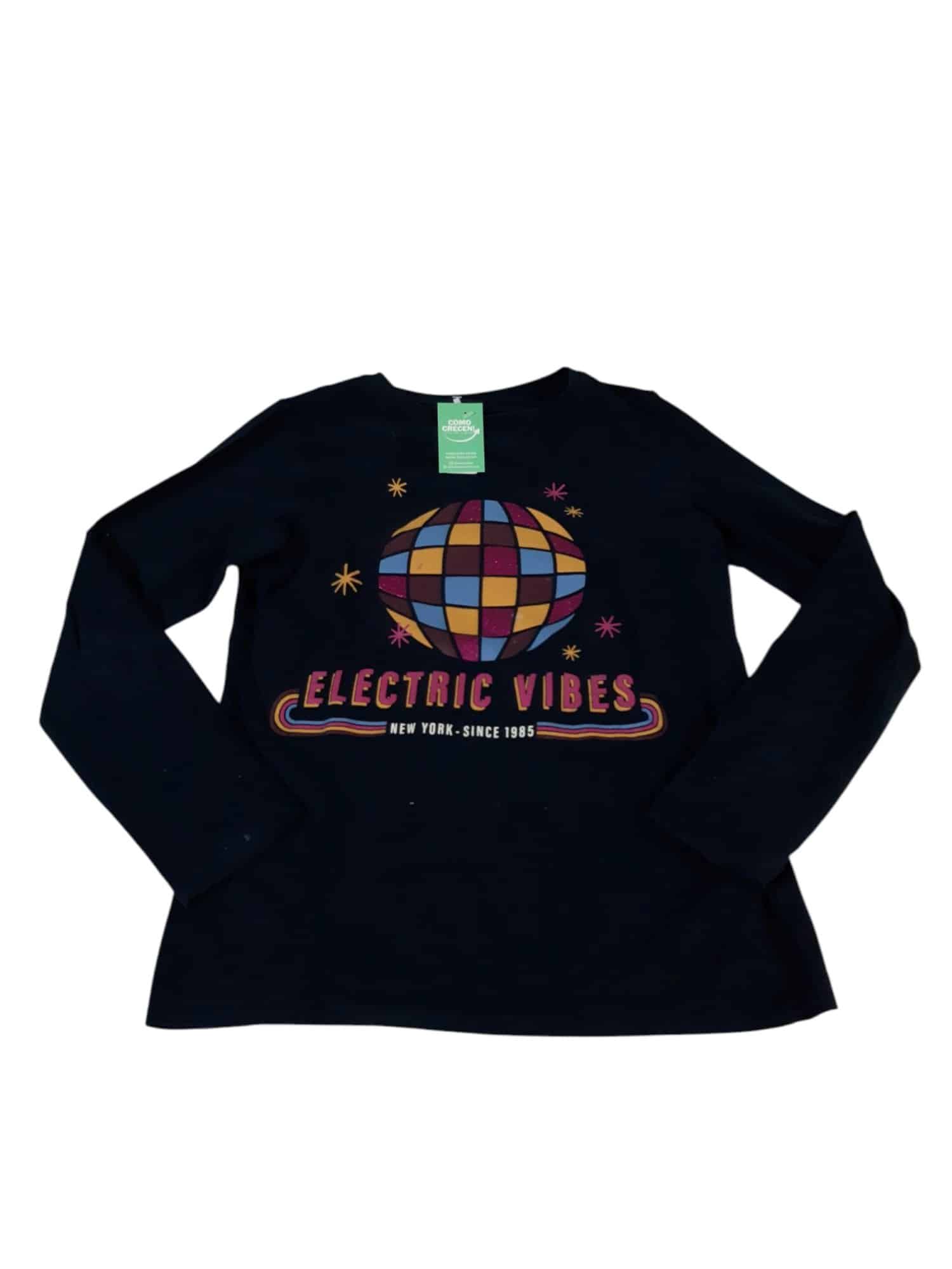 REMERA AZUL BOLA COLORES DET ESTAMPA NAME IT T9/10