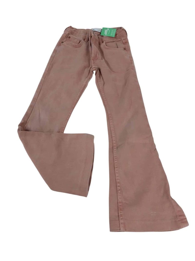 JEAN ROSADO ANCHO TAJO ZARA T9