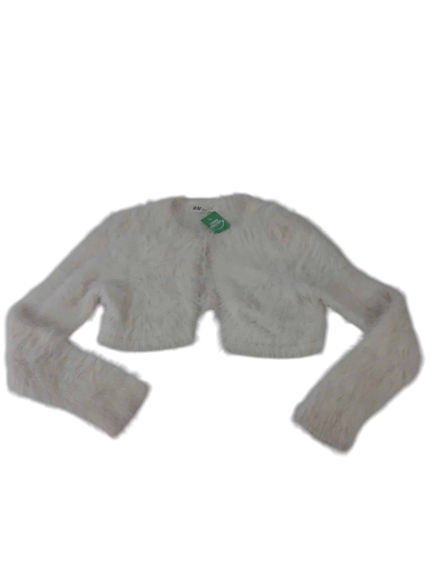 SACO TORERITA PELUDITO BLANCO H&M T6/8