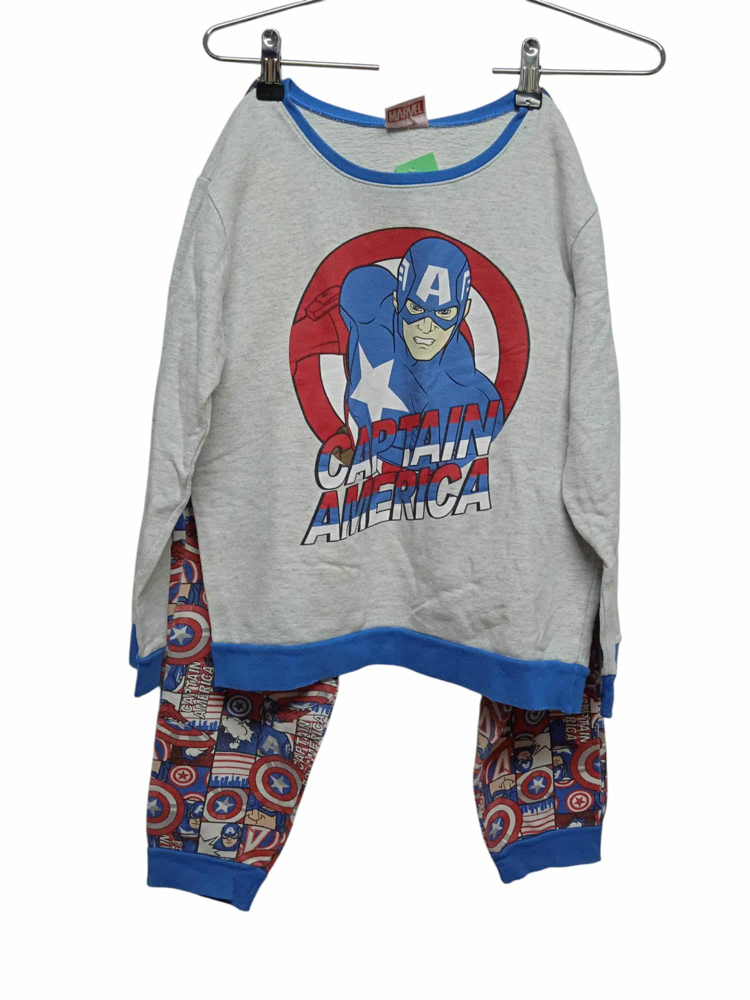 PIYANA BUZO GRIS AZUL PANTALON CAPITAN AMERICA T11/12 DEC GAST
