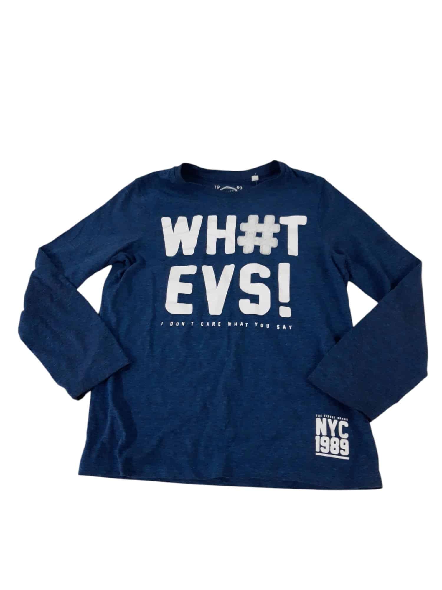 REMERA ALG AZUL WHAT EVS SKATE NATION USA T13/14