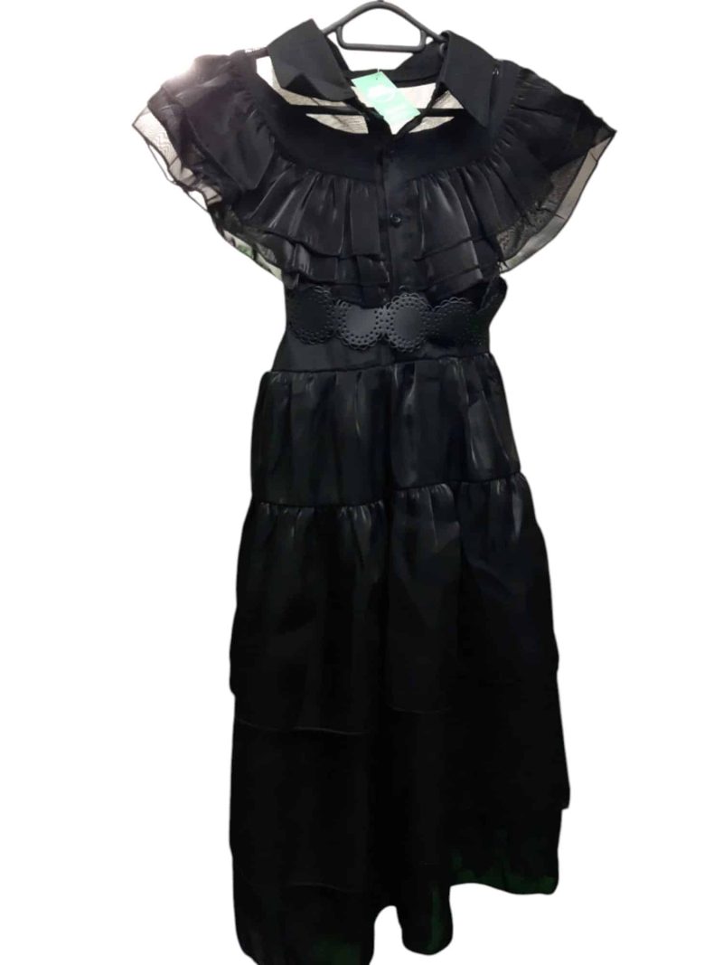 DISFRAZ VESTIDO GRADUACION NEGRO MERLINA T8/10AP