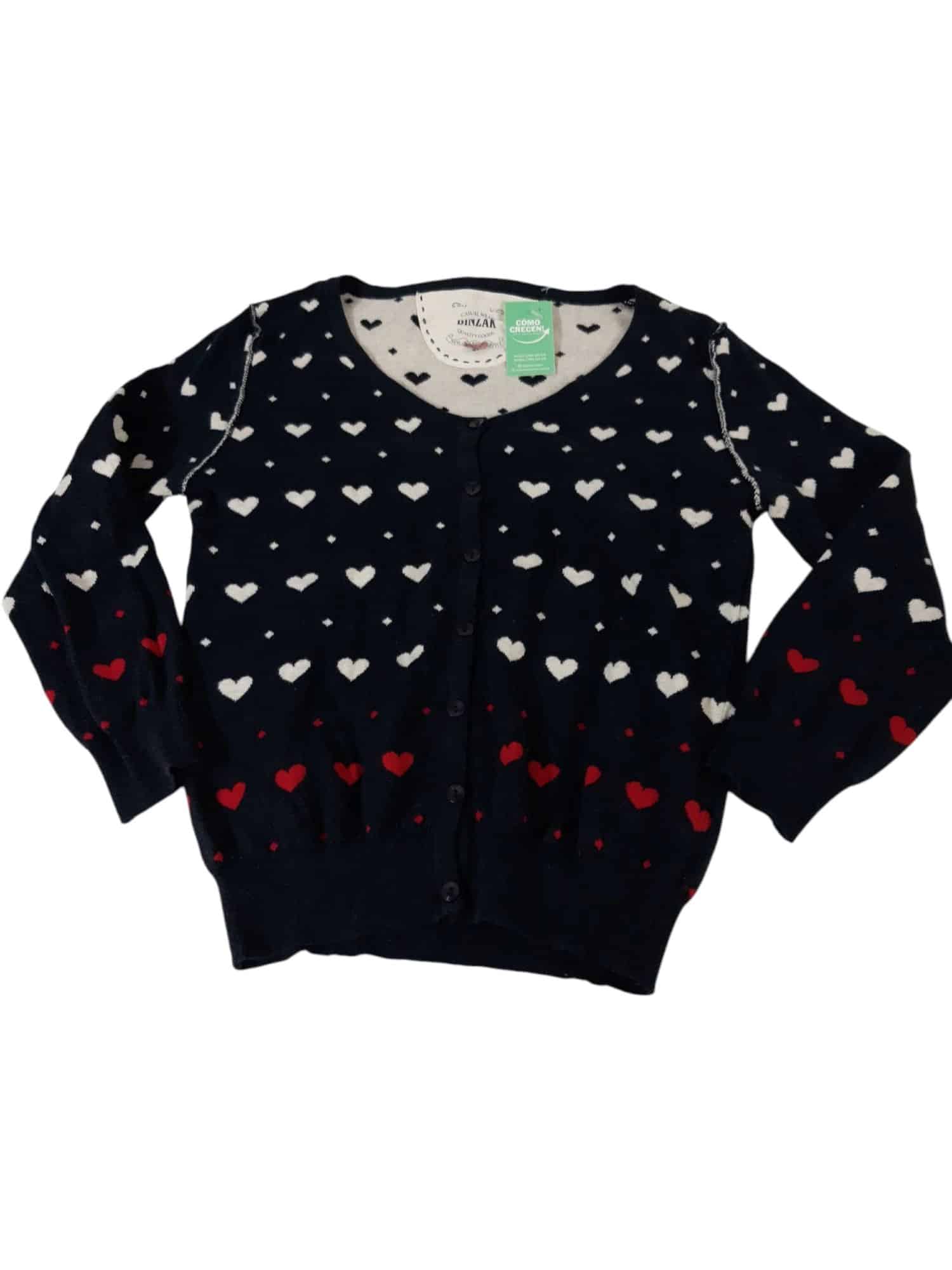 SACO LANA AZUL CORAZONES BCOS BINZAK T8AP GT