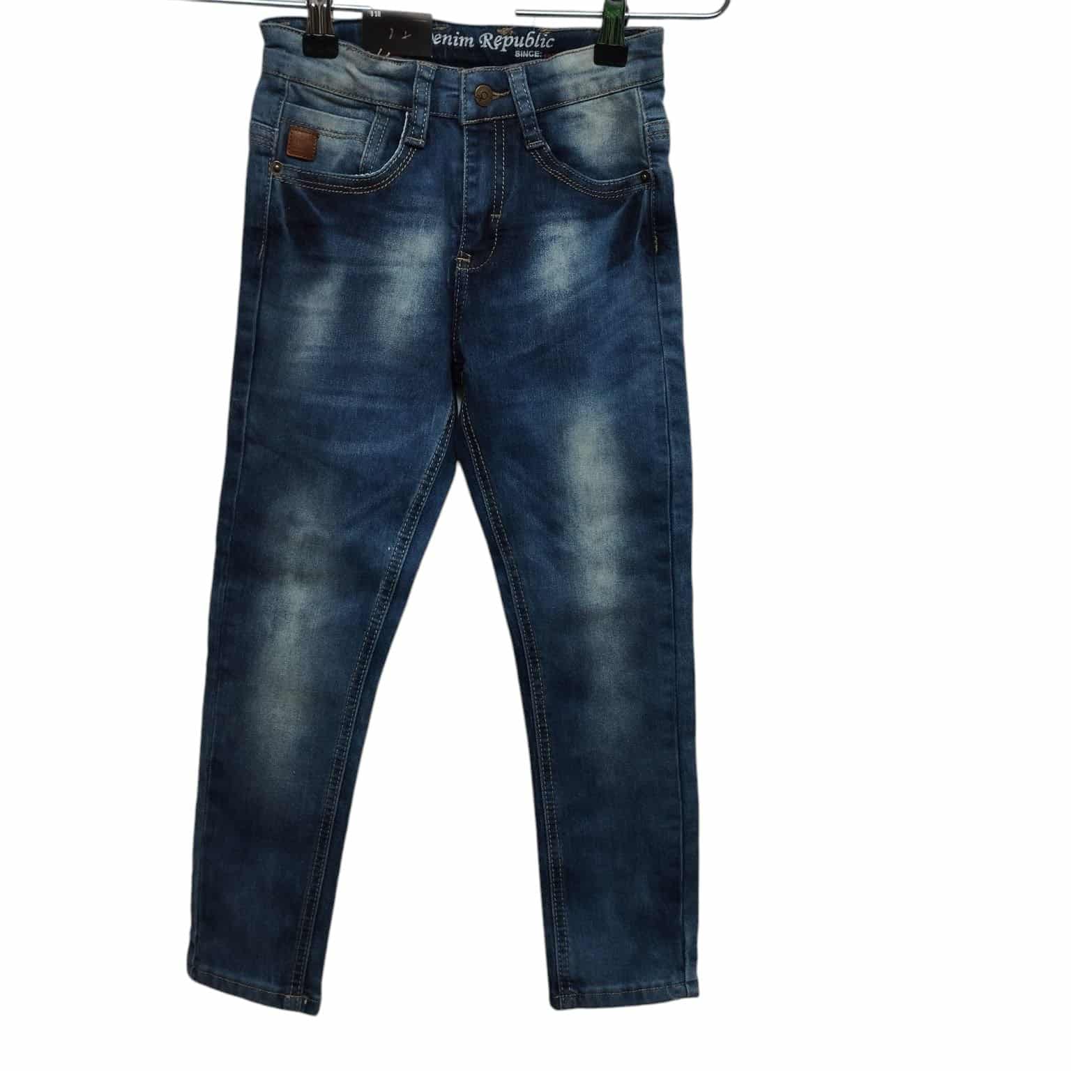 JEAN LOCALIZADO AZUL DENIM REPUBLIC T 6 NUEVO