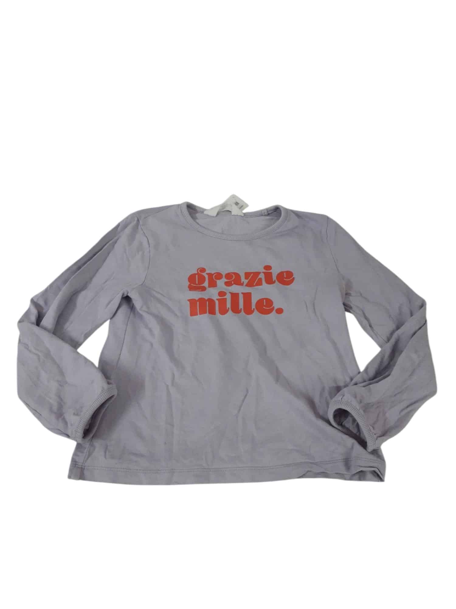 REMERA LILA GRAZIE H&M T7/8
