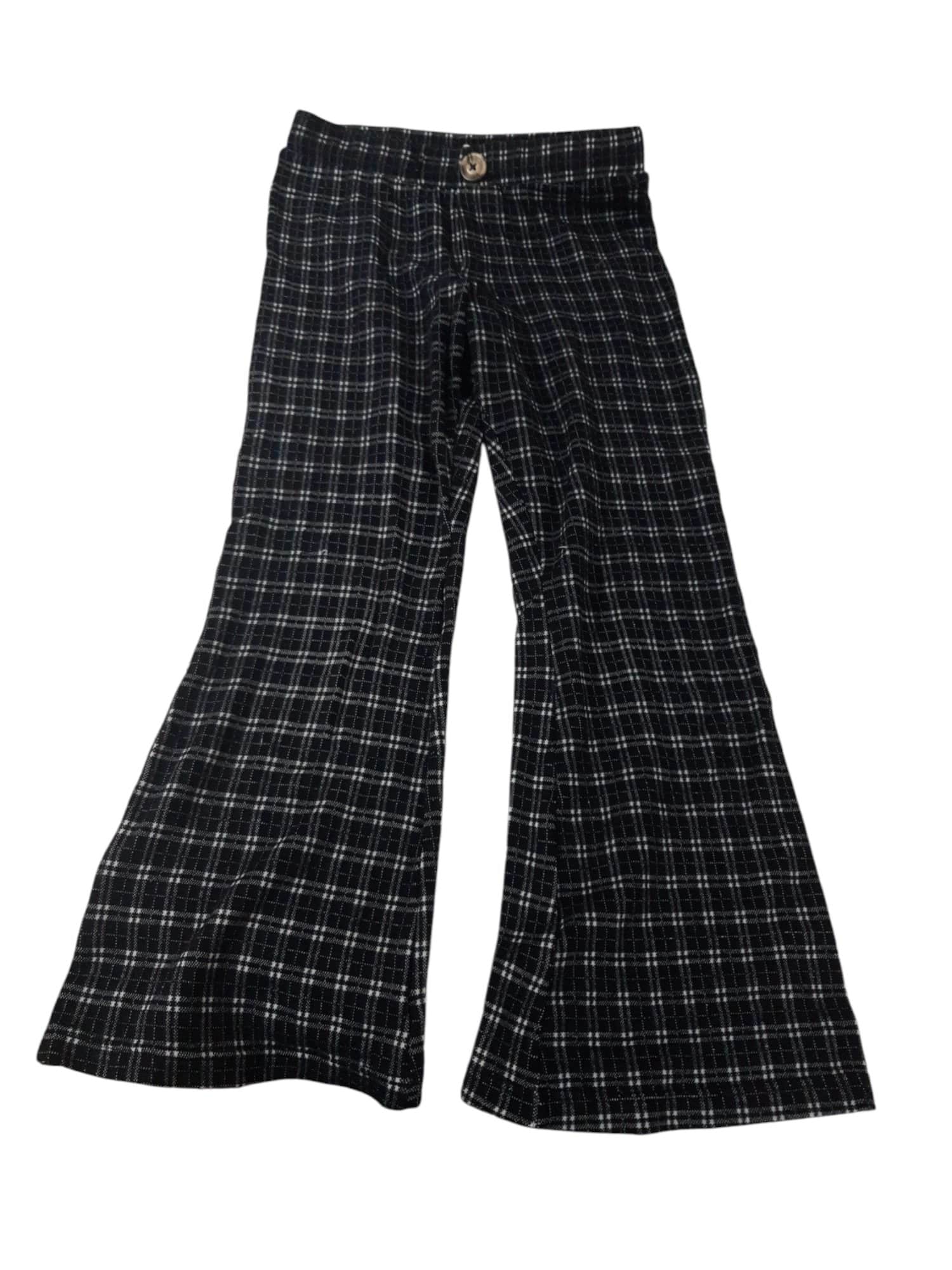 PANTALON NEGRO BCO FUZARKA T7/8