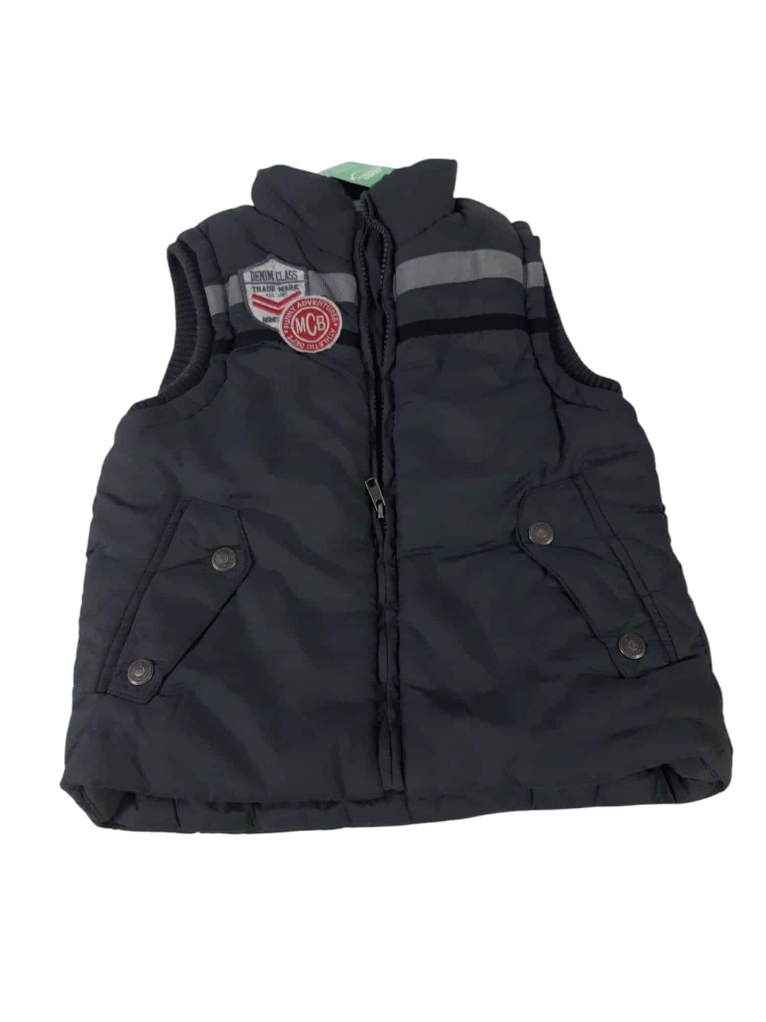 CHALECO INFLADITO GRIS M&C BRAND T4