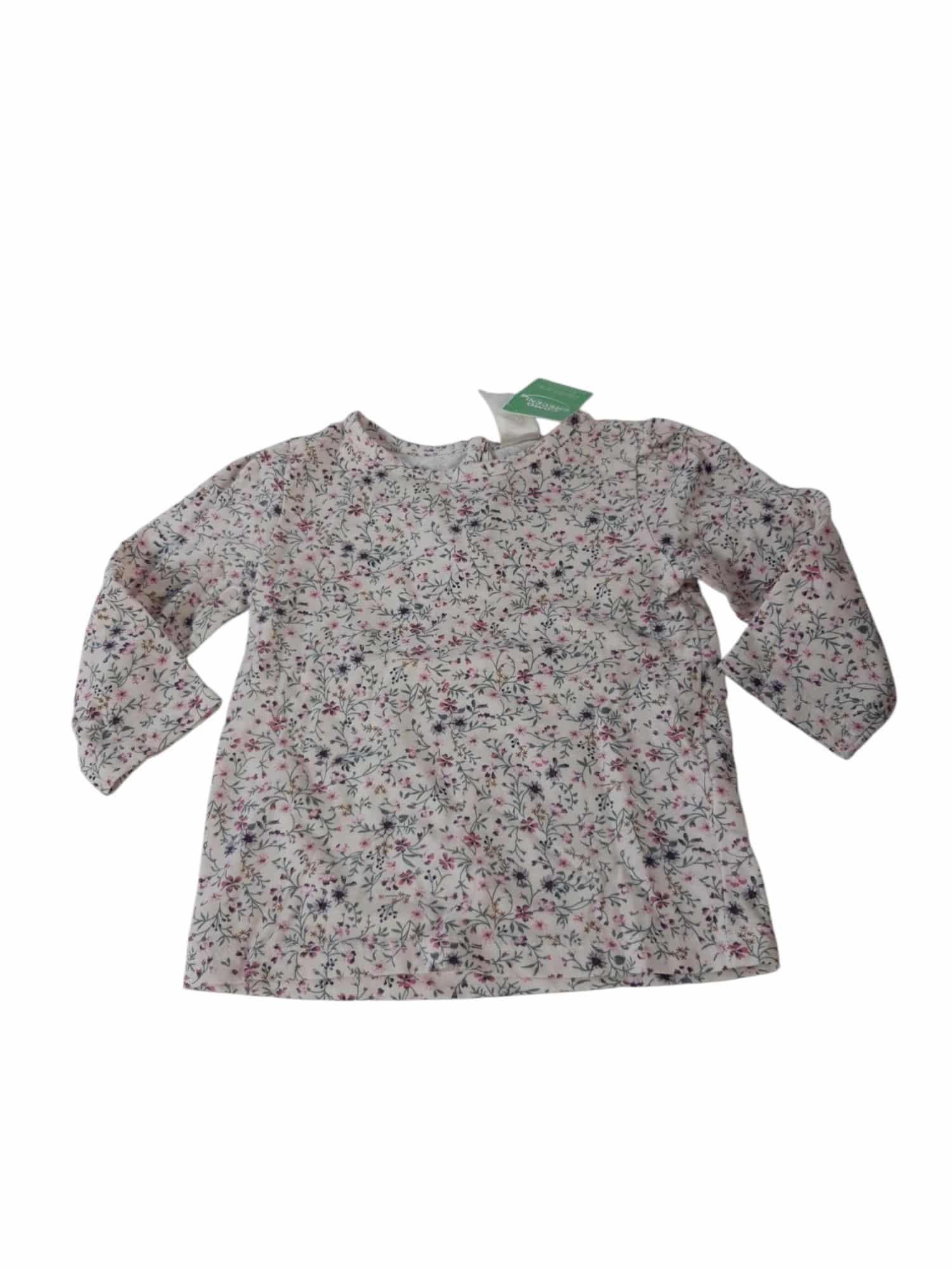REMERA BEIGE FLORES OSH KOSH T12M