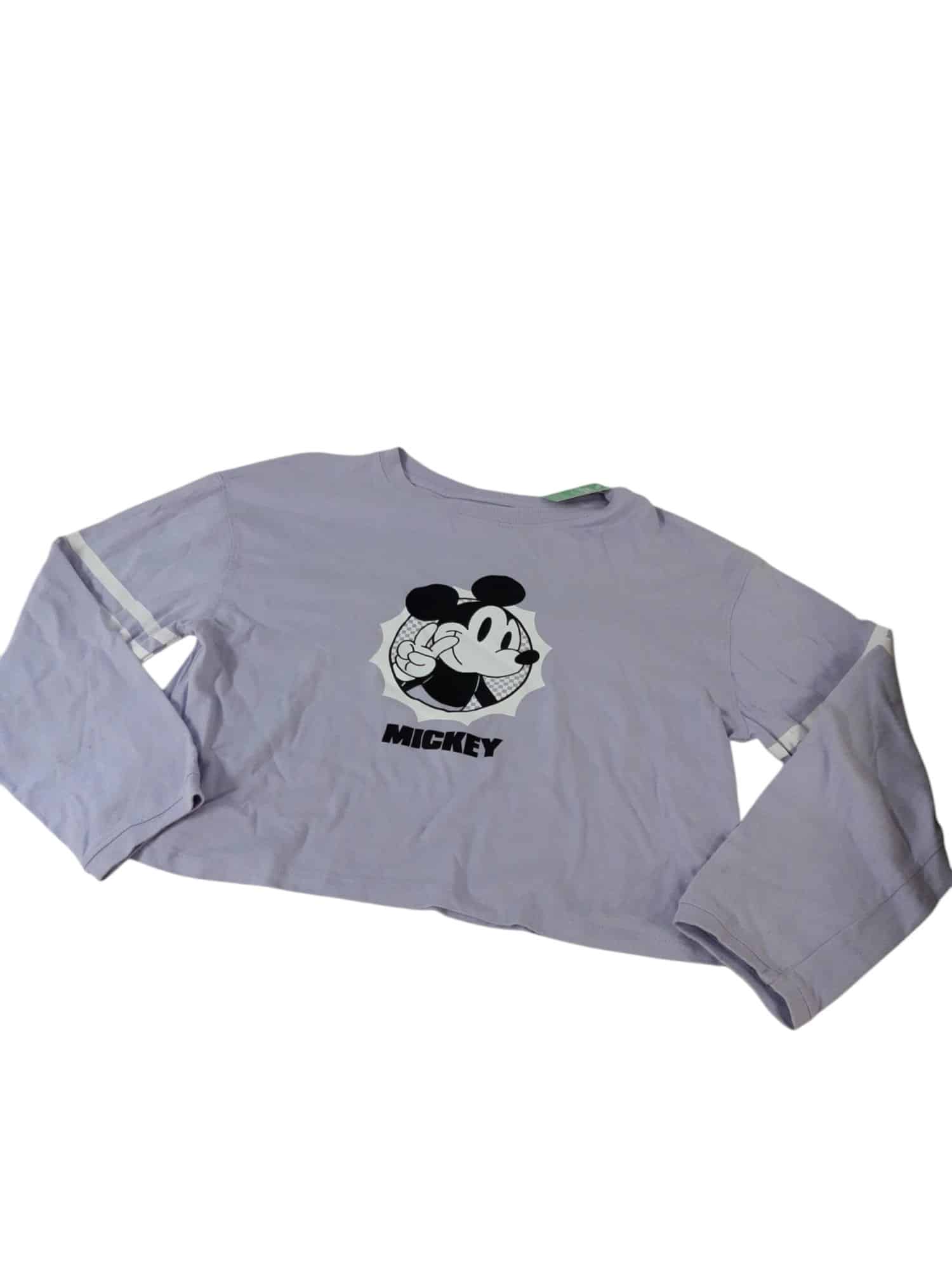 REMERA ALG LILA MICKEY BCO NEGRO BAS T14 DET ESTAMPA