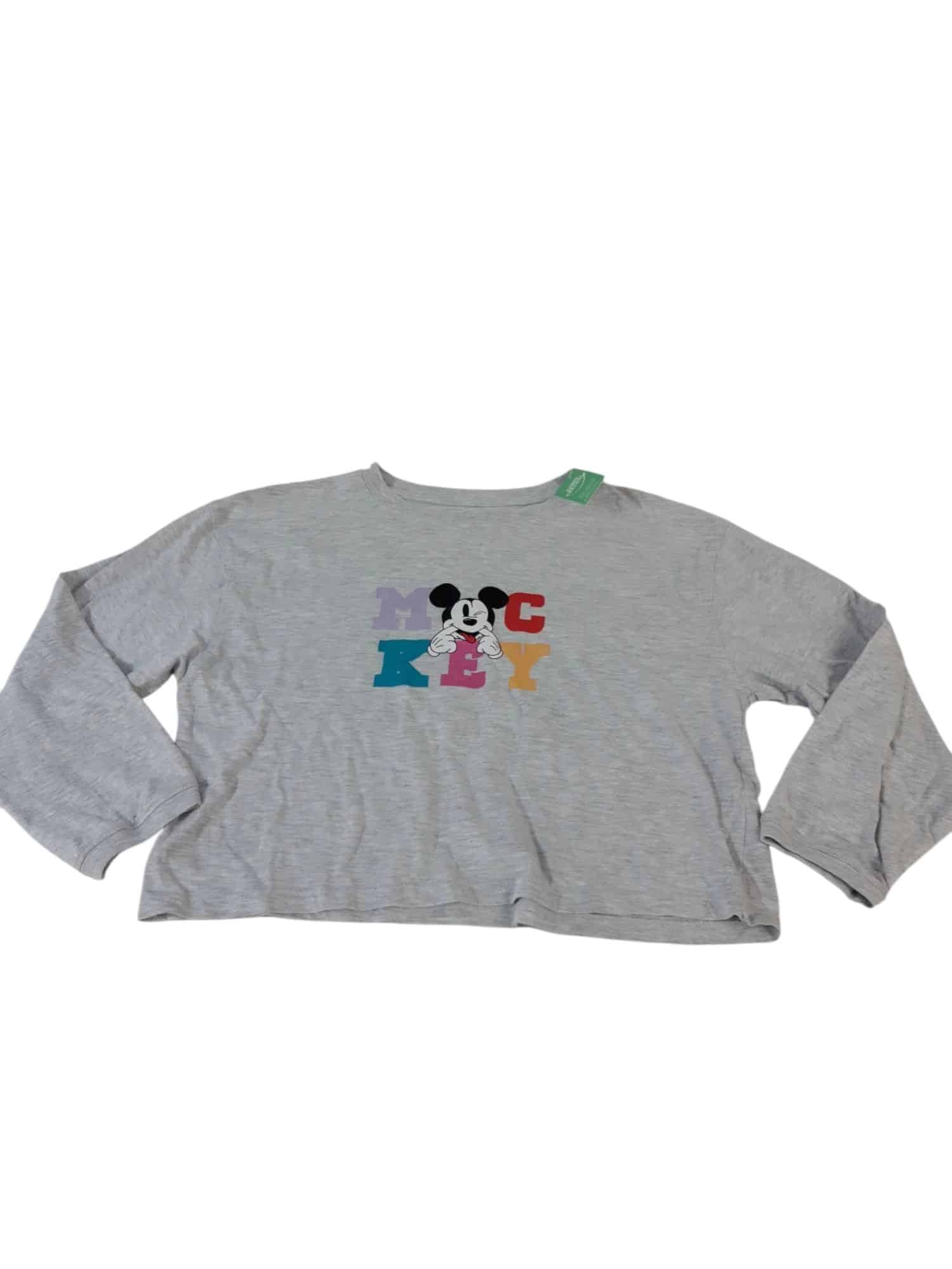 REMERA ALG GRIS MICKEY BAS DISNEY T14