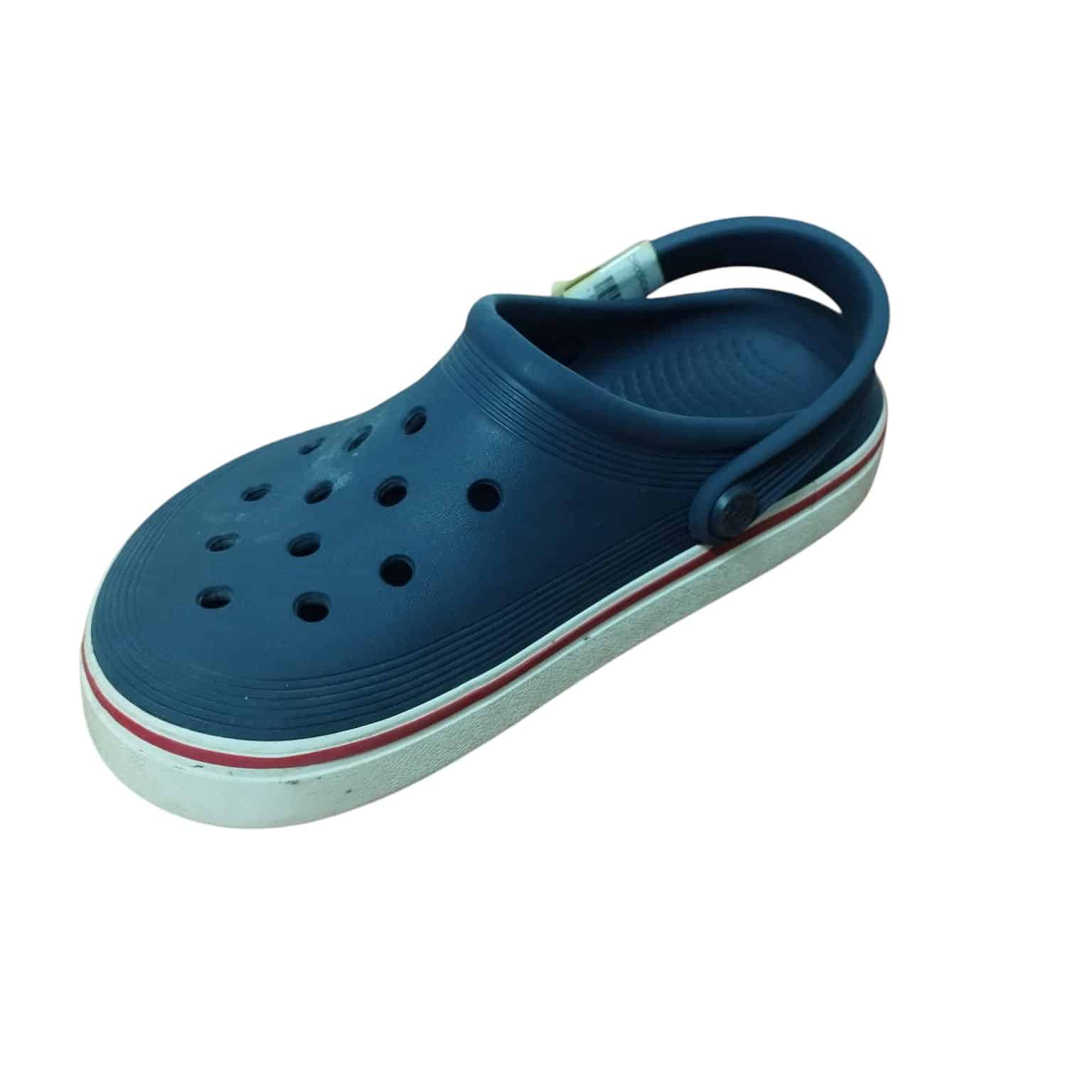 CROCS AZUL BCO ROJO J2- T 33.5 MCH