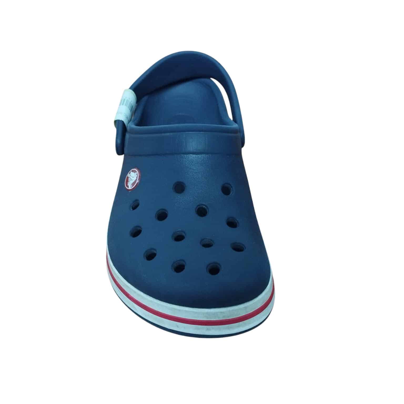CROCS AZUL BCO ROJO J3- T 35 MCH