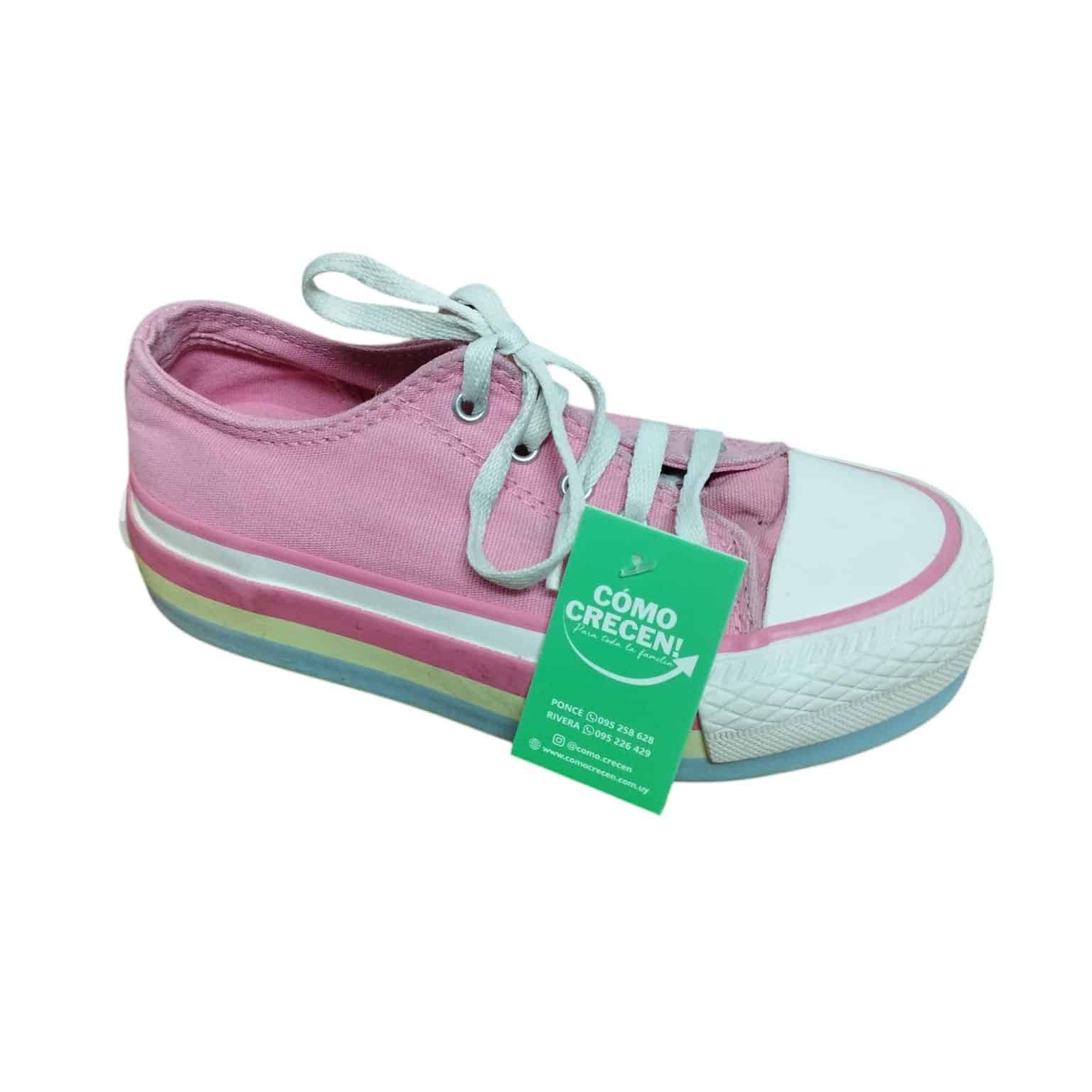 CHAMPIOEN LONA ROSADOS PLATAFORMA COLORES CHEEKY T 29 MCH