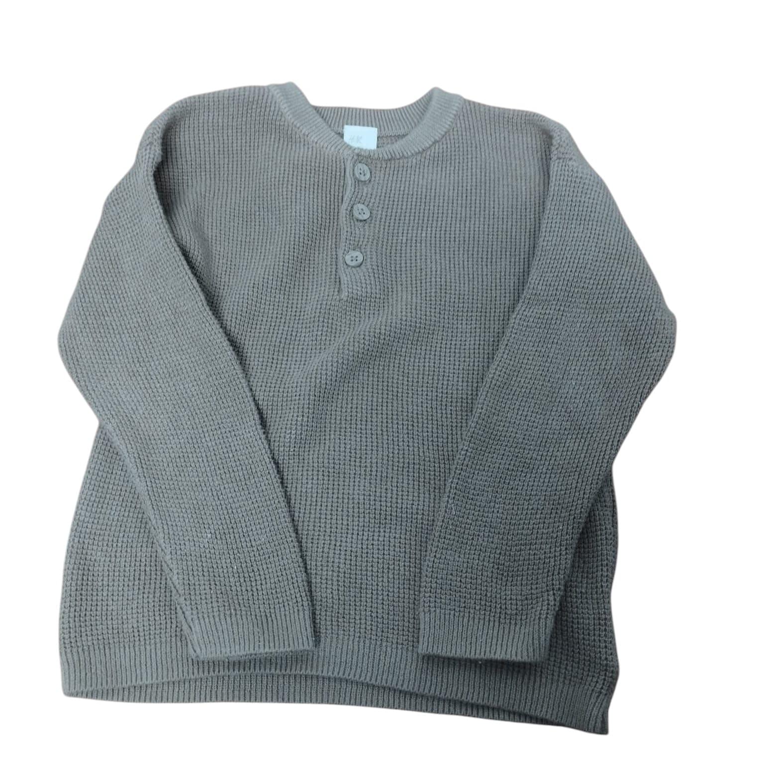 BUZO HILO MARRON 3 BOTONES H&M T 2