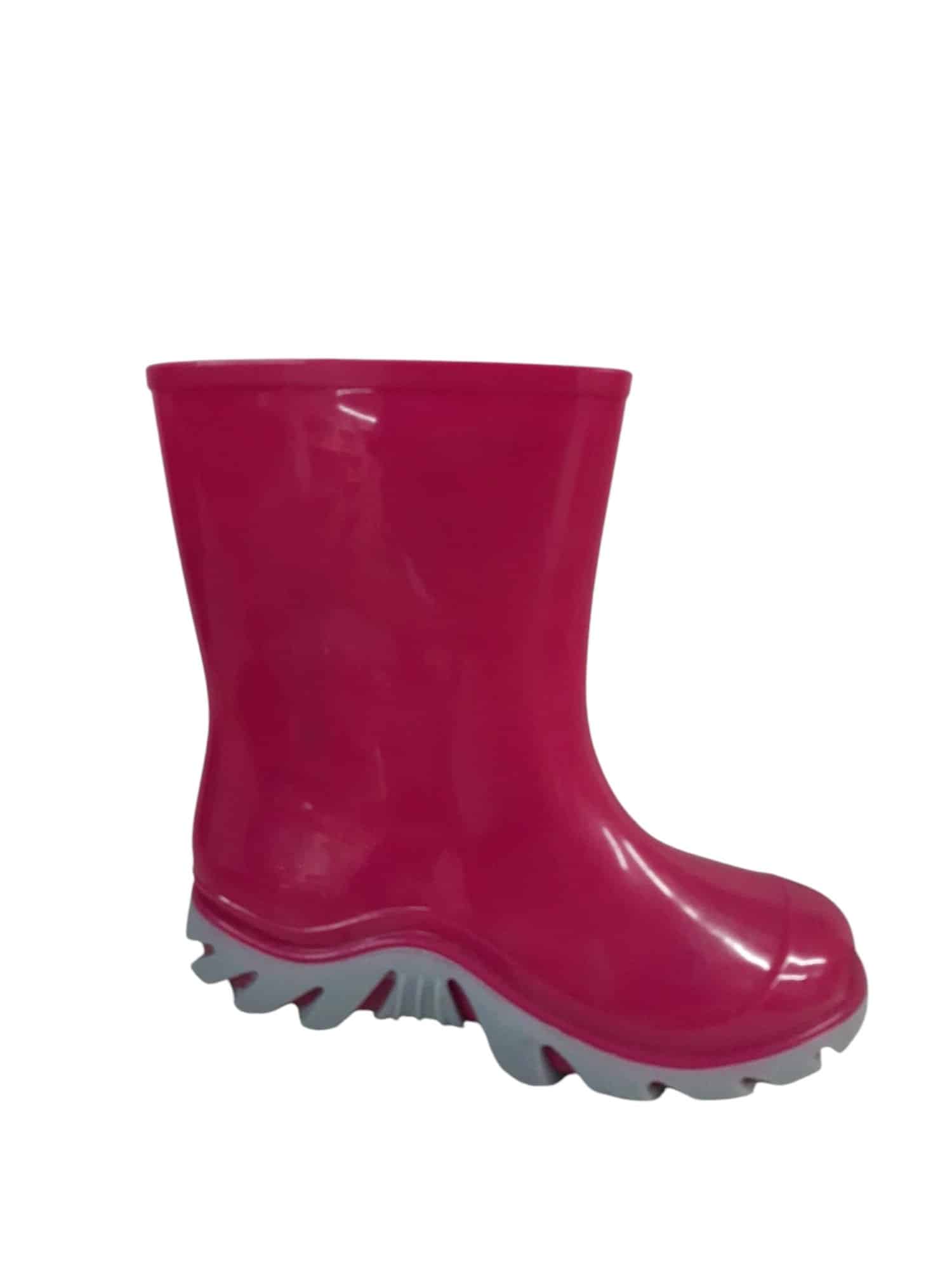 BOTAS DE LLUVIA FUCSIA GRIS T29 EUR