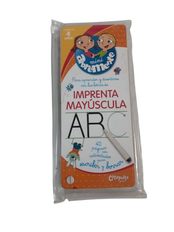 MINI ABREMENTE IMPRENTA MAYUSCULA 4 AÑOS CATAPULTA JUNIOR