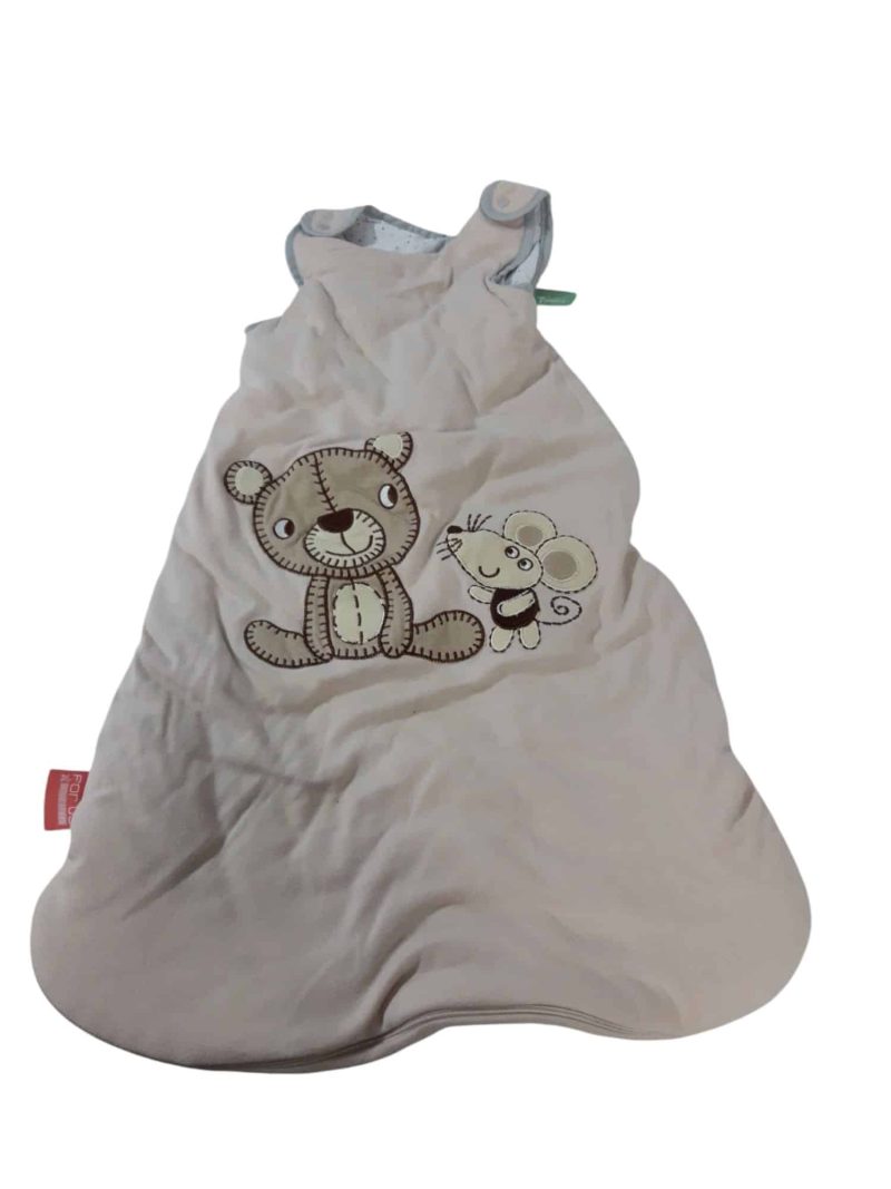 SOBRE DE DORMIR ALG BEIGE OSO RATON