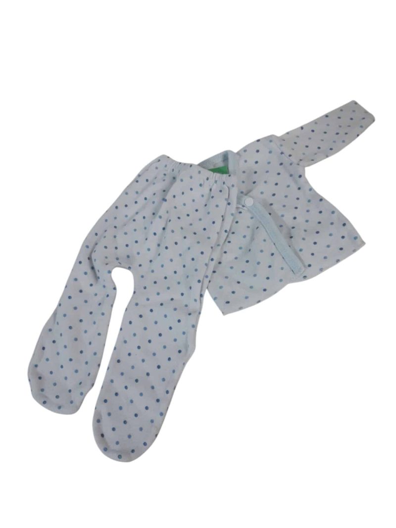 CONJ BATITA PELELE ALG CELESTE LUNARES AZULES S MARCA TNB GT