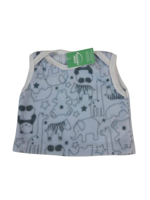 MUSCULOSA POLAR CELESTE ANIMALES SIN MARCA T0M