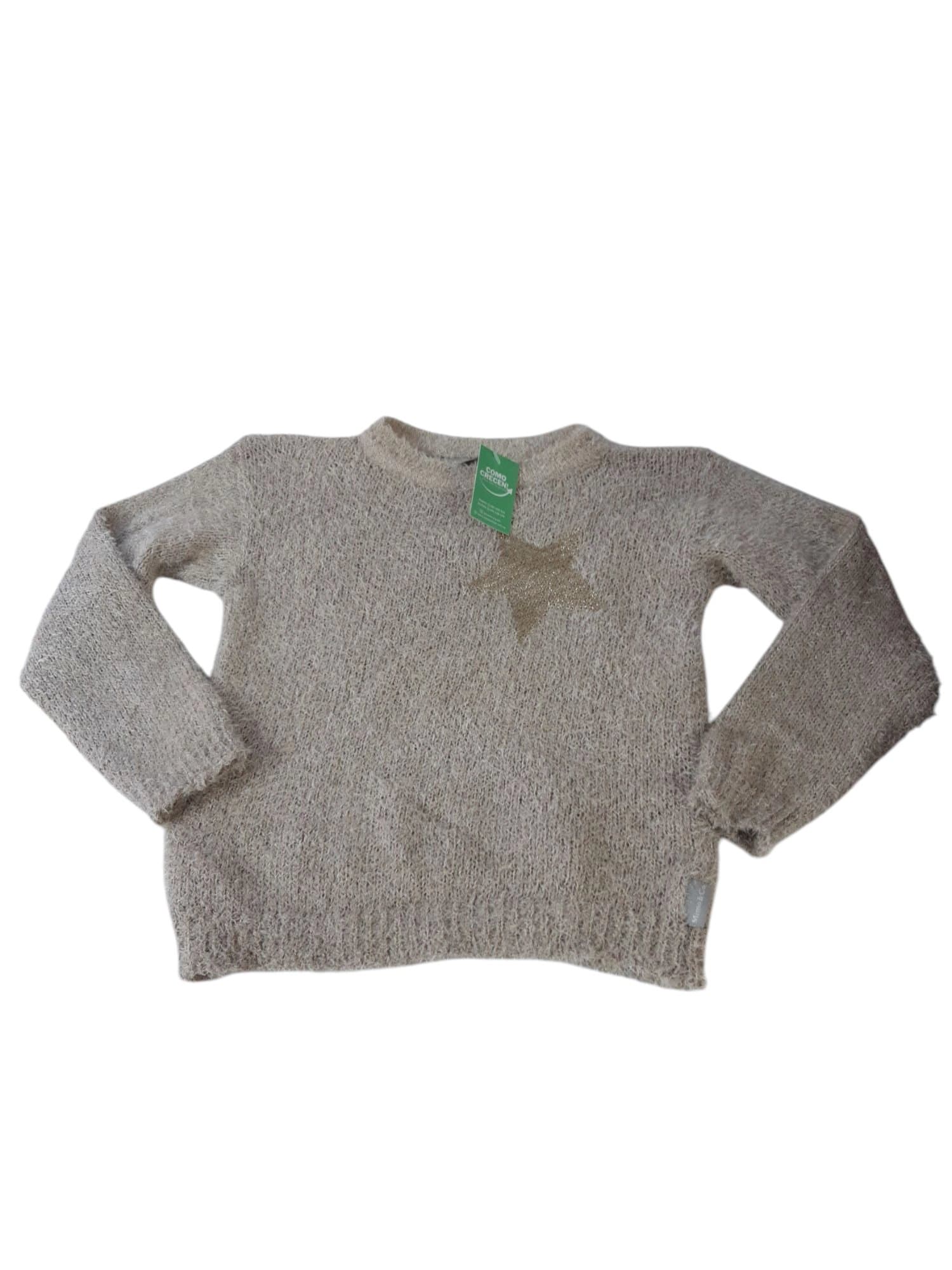 BUZO PELUDITO BEIGE ESTRELLA MIMO T4