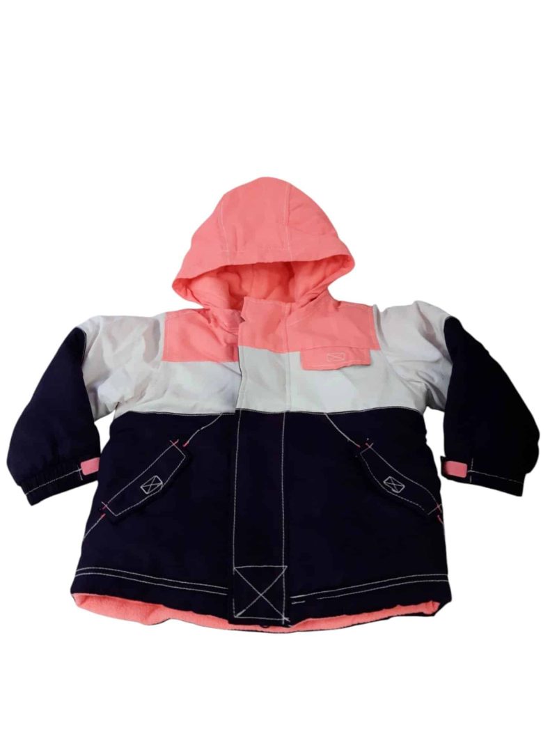 CAMPERA ROSADO BLANCO VIOLETA OLD NAVY T4 MANCHITAS