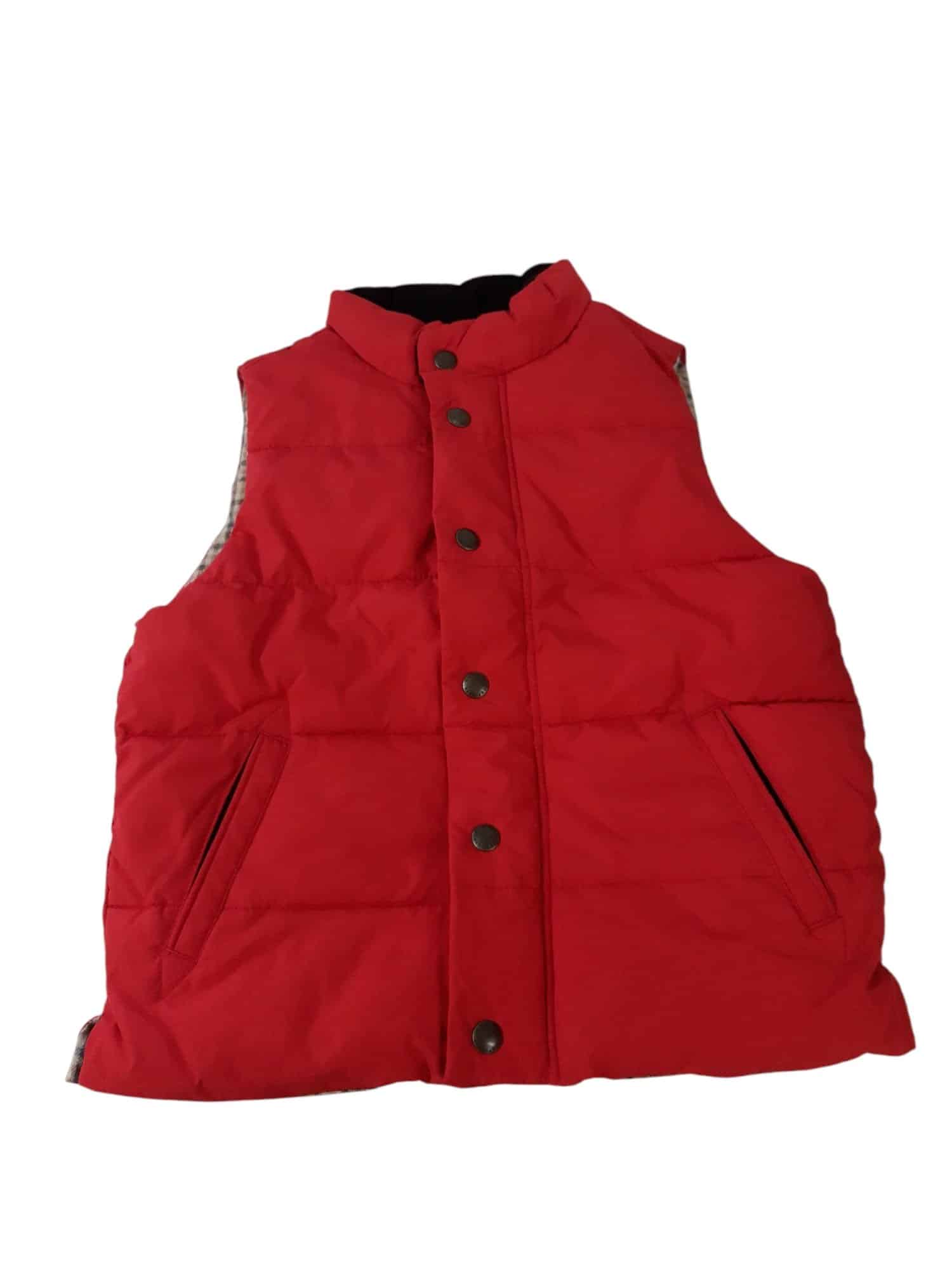CHALECO ROJO GRUESO GAP T5