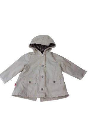 CAMPERA IMPERMEABLE CREMTIA FORRO RAY ZARA T9/12M