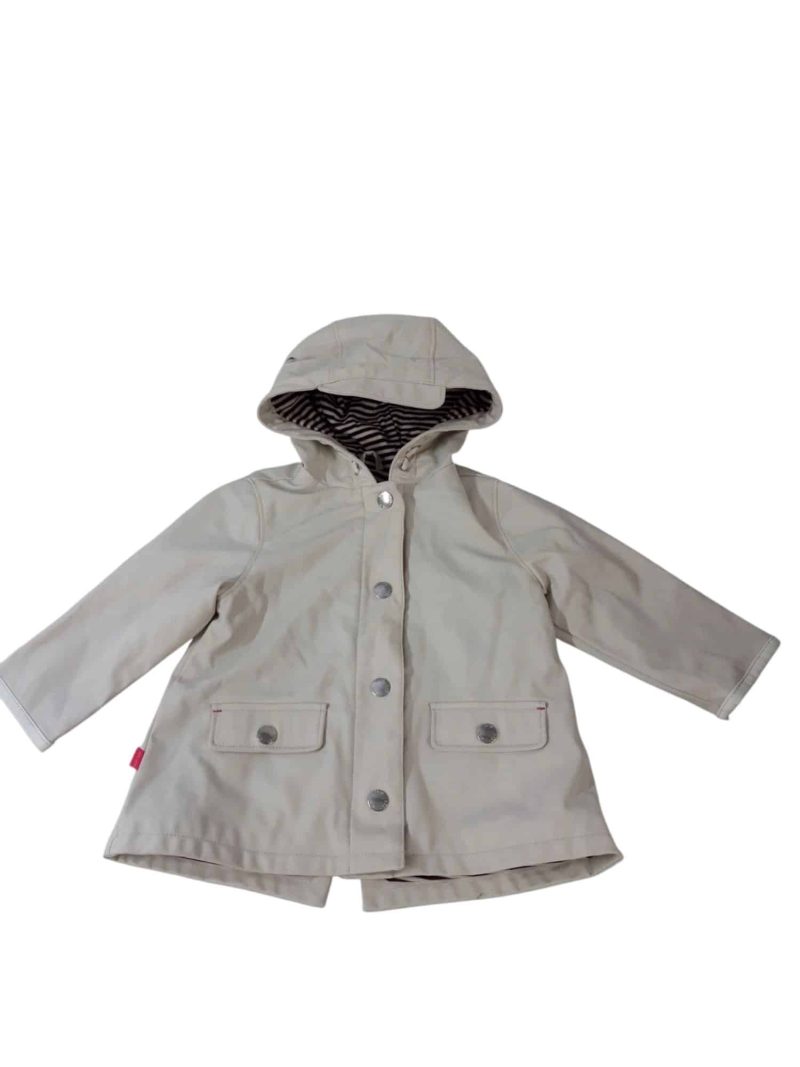 CAMPERA IMPERMEABLE CREMTIA FORRO RAY ZARA T9/12M