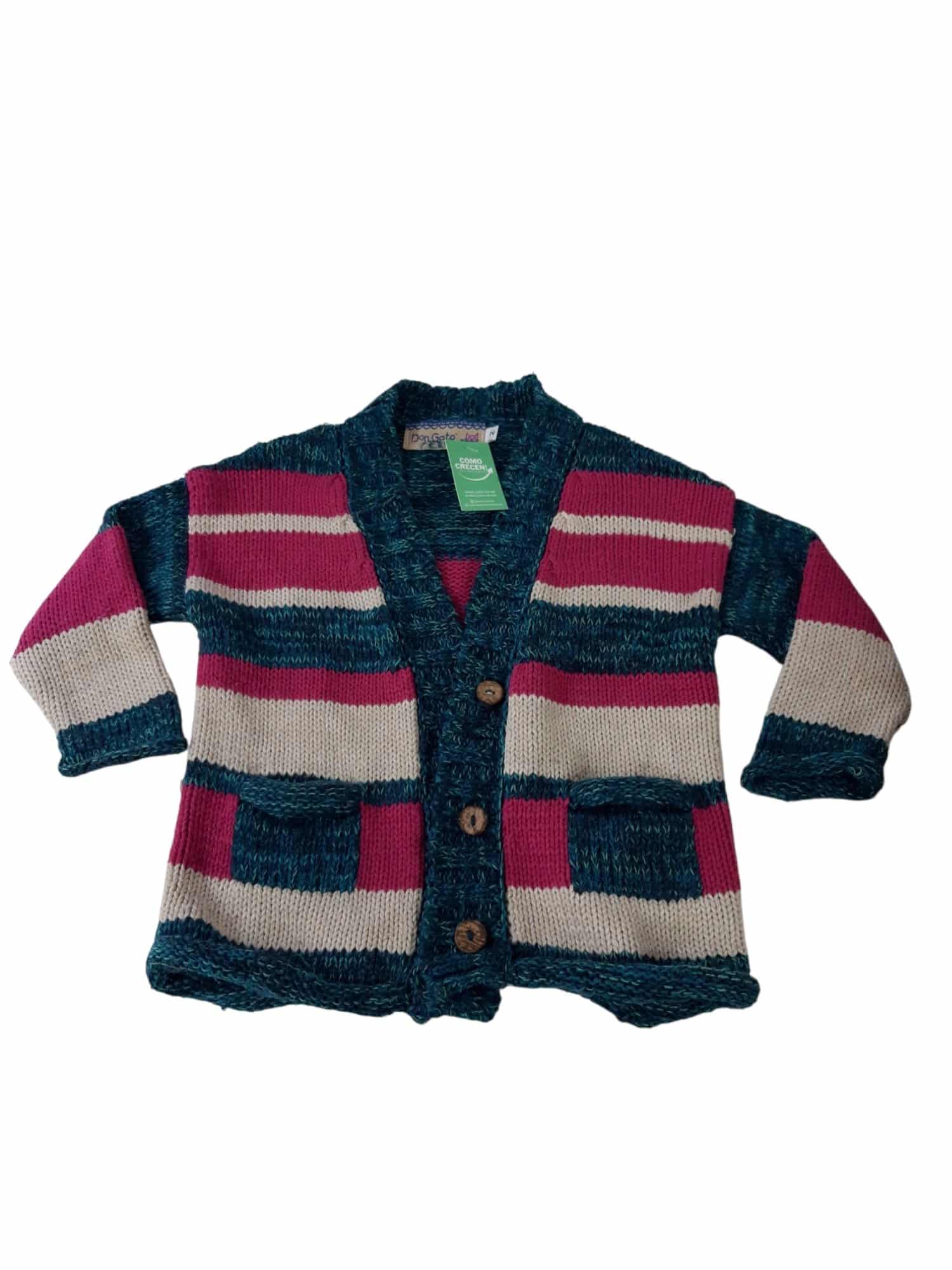 SACO LANA FUXIA VERDE DON GATO T2