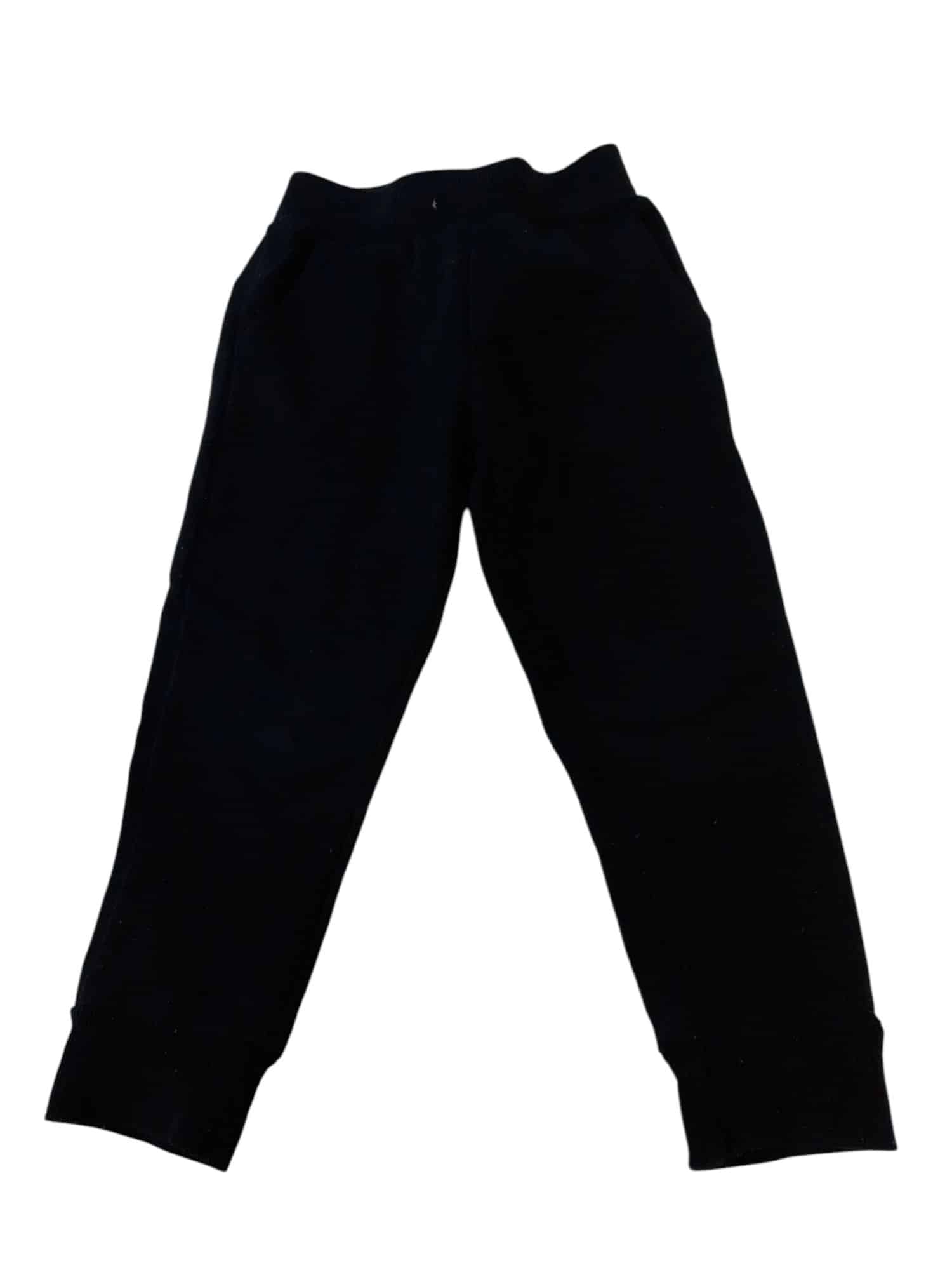 PANTALON DEP NEGRO PUÑOS BAS T2 GT