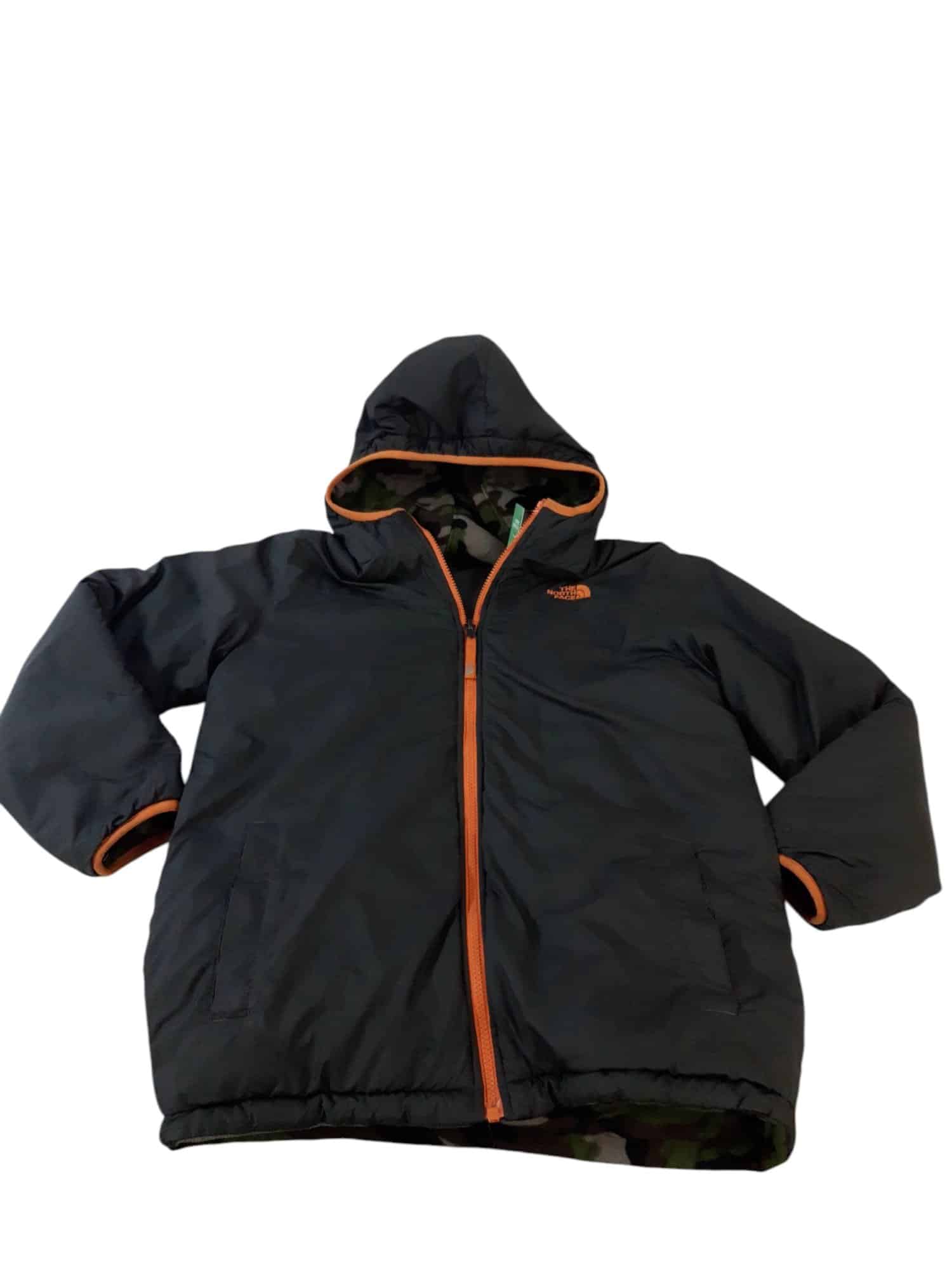 CAMPERA REVERSIBLE GRIS Y POLAR CAMUFLADA VERDE NORTH FACE T14/16