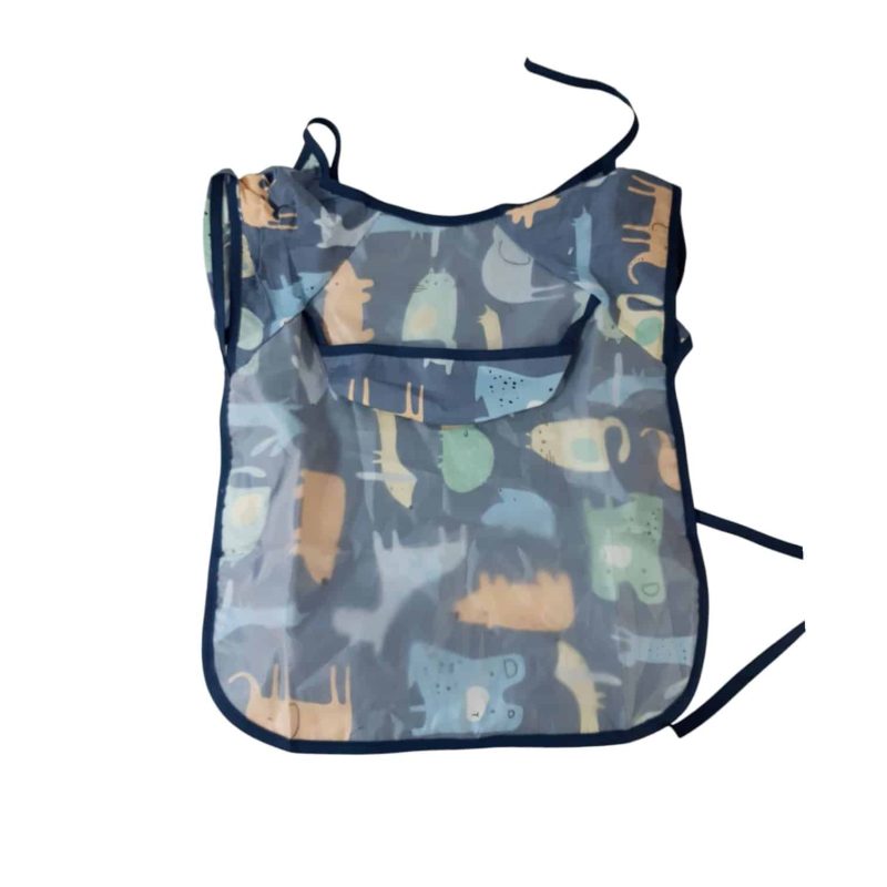 BABERO M/C AZUL CON NYLON