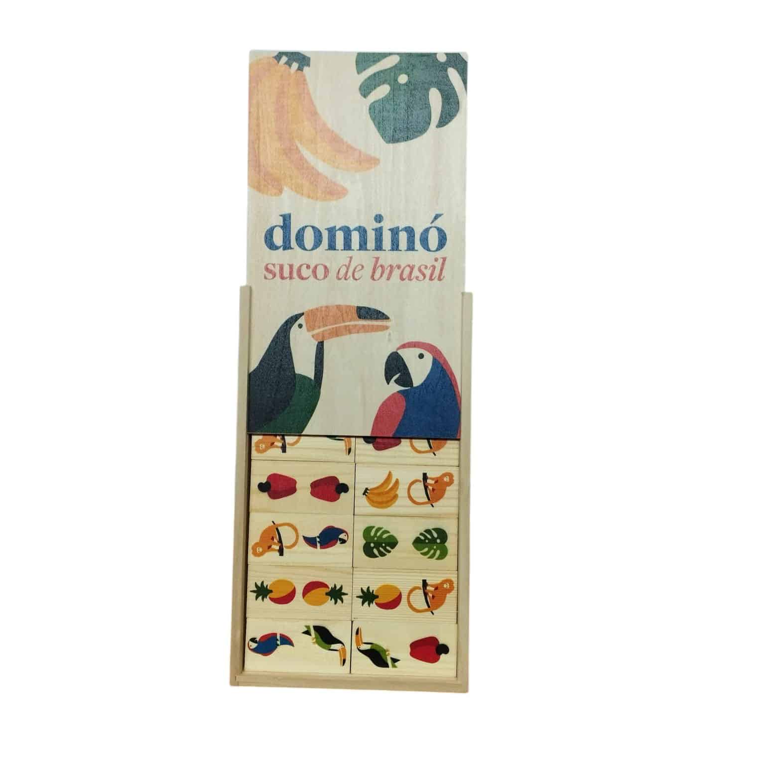 DOMINO DE MADERA EN CAJA SUCO DE BRASIL