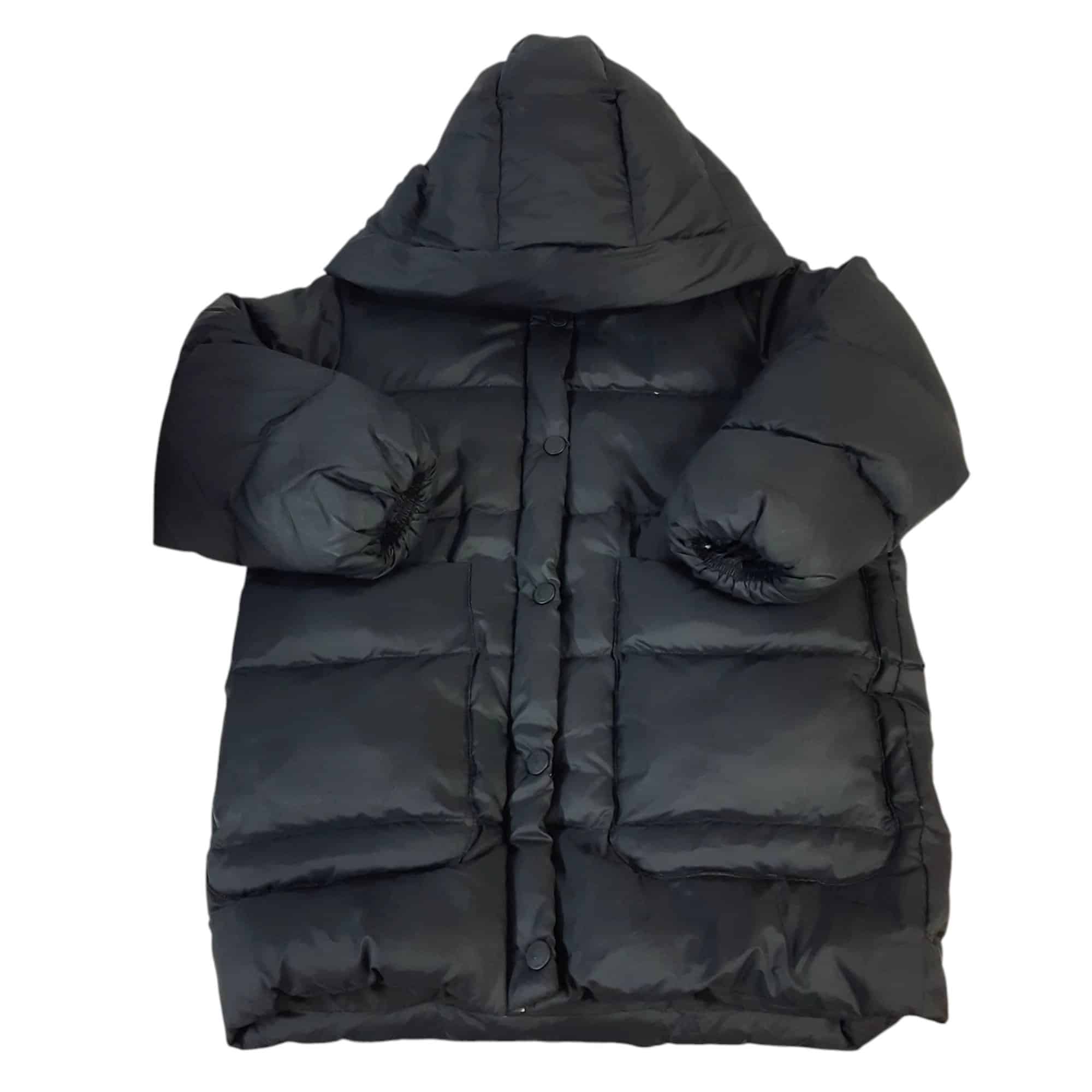 CAMPERA NEGRA GRUESA INFLADITA ZARA T6 ENG